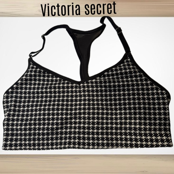 Victoria's Secret Other - Victoria's Secret Houndstooth Bralette in Black and White